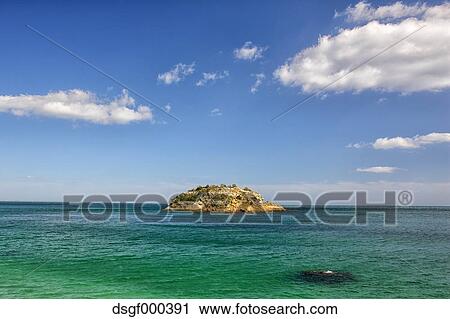 Portugal Côte Atlantique Portinho Da Arrabida Plage Banque Dimage