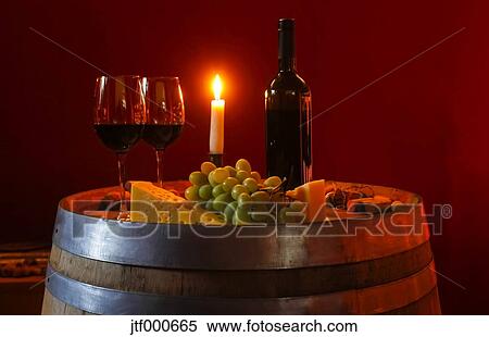 red wine cellar