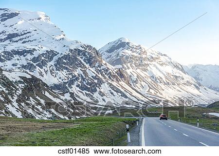 Suica Grisons Alpes Suicos Parc Ela Julier Passagem Arquivos De Fotografia Cstf Fotosearch