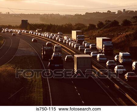 cars, congestion, highway, horizon, lorries View Large Photo Image Stock Photography - cars, congestion, highway, horizon, lorries. Fotosearch