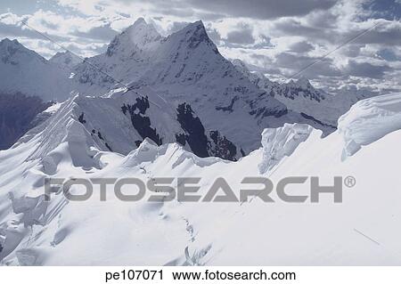 Stock Image - cloud, alpine, beauty, background, America, cold, adventure. Fotosearch