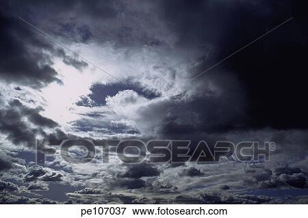 Stock Photo - contrast, activity, cold, cloud, background, dark, abstract. Fotosearch