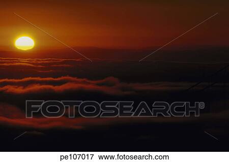 Stock Photo - dark, background, cloud, California, beauty, eternity, America. Fotosearch