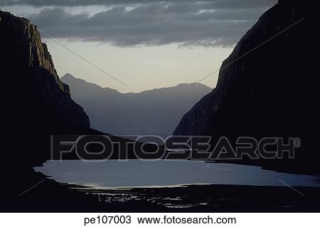 Stock Image - dark, black, contrast, cold, cloud, gray, America. Fotosearch