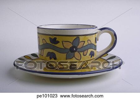 blue, coffee, cup, flower, household View Large Photo Image Stock Image - blue, coffee, cup, flower, household. Fotosearch