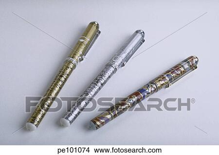 Picture - business, communication, corporate, fountain, gold. Fotosearch