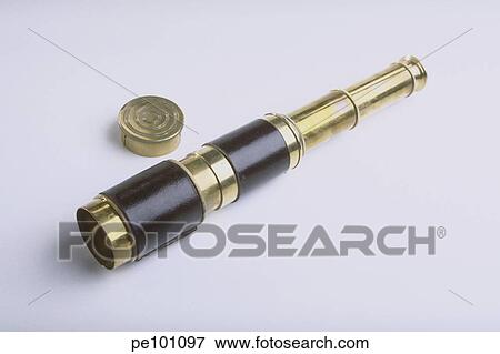 Stock Photo - contrast, antique, compass, brass, black, dark, adventure. Fotosearch