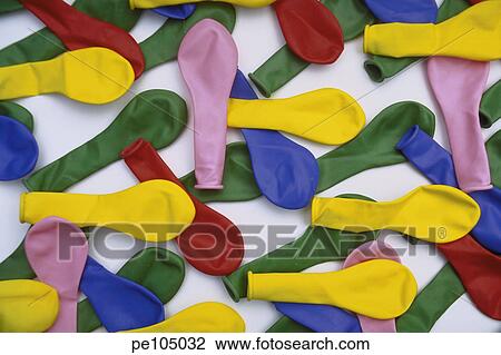 Stock Image - background, balloon, blue, contrast, equality, fun, happy. Fotosearch
