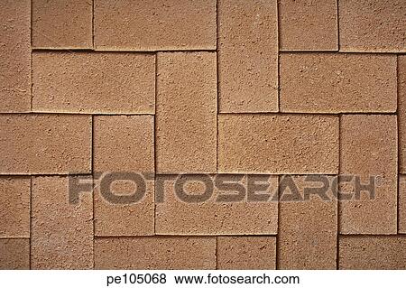 Stock Photo - orange, background, industry, day, brick, outdoor, architecture. Fotosearch