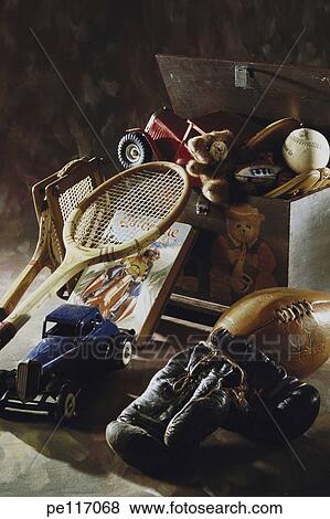 Stock Photo - arrangement, child, assorted, antique. Fotosearch