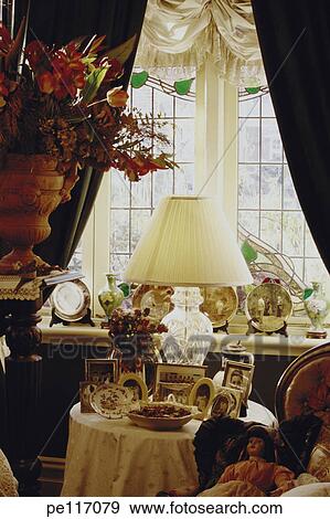 Stock Photo - arrangement, still life, interior, assorted, antique. Fotosearch