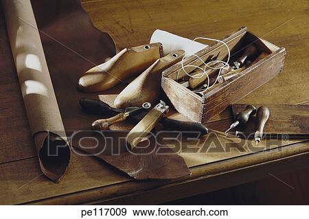 cobbler, arrangement, boot, bench, assorted, antique View Large Photo Image Stock Photo - cobbler, arrangement, boot, bench, assorted, antique. Fotosearch