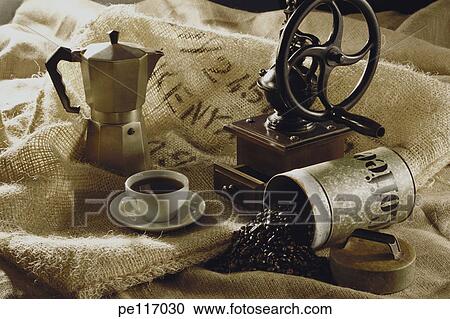drink, arrangement, coffee, beverage, assorted, grinder, antique View Large Photo Image Stock Image - drink, arrangement, coffee, beverage, assorted, grinder, antique. Fotosearch