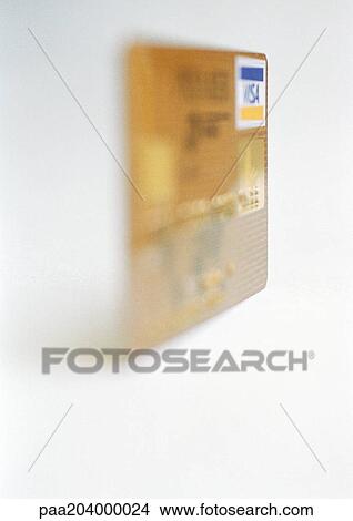 Credit card, close-up, blurred View Large Photo Image Picture - Credit card, close-up, blurred. Fotosearch
