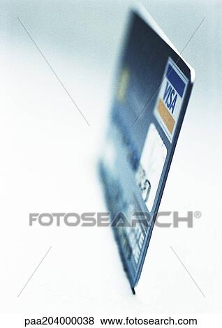 Stock Photo - Credit card, close-up. Fotosearch