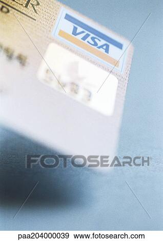 Credit card, close-up View Large Photo Image Stock Photo - Credit card, close-up. Fotosearch