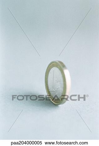 Euro coin, close-up View Large Photo Image Stock Photography - Euro coin, close-up. Fotosearch