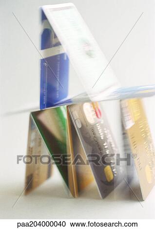 House of credit cards, close-up View Large Photo Image Stock Image - House of credit cards, close-up. Fotosearch