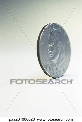 One dollar coin, close-up View Large Photo Image Stock Image - One dollar coin, close-up. Fotosearch