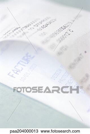 Receipts, close-up View Large Photo Image Stock Image - Receipts, close-up. Fotosearch