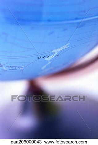 Globe, extreme close-up. View Large Photo Image Stock Image - Globe, extreme close-up.. Fotosearch