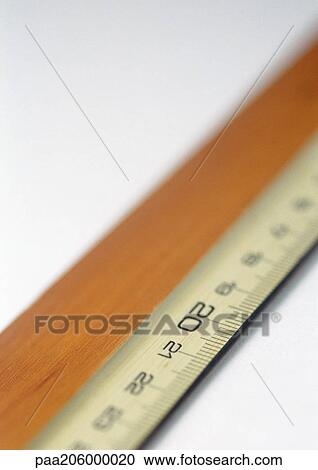 Stock Image - Ruler, close-up. Fotosearch