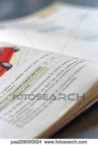 Textbook, close-up View Large Photo Image Picture - Textbook, close-up. Fotosearch