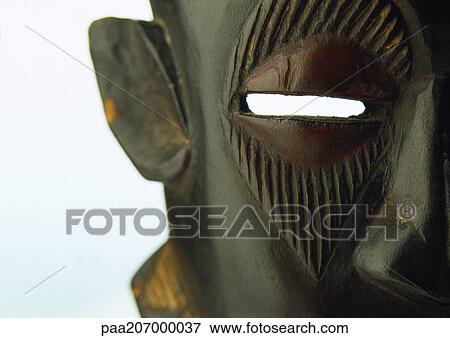 African mask, close-up. View Large Photo Image Stock Photo - African mask, close-up.. Fotosearch