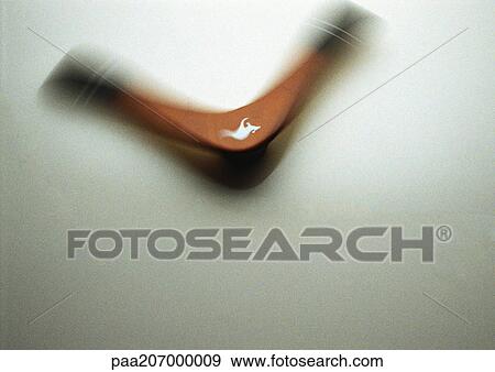 Boomerang, blurred View Large Photo Image Stock Photo - Boomerang, blurred. Fotosearch