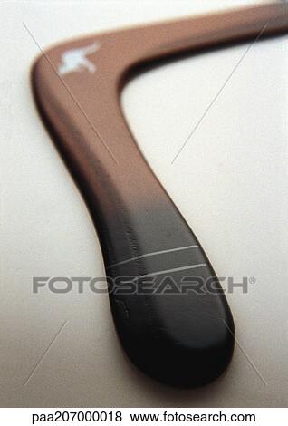 Boomerang, close-up. View Large Photo Image Stock Photo - Boomerang, close-up.. Fotosearch