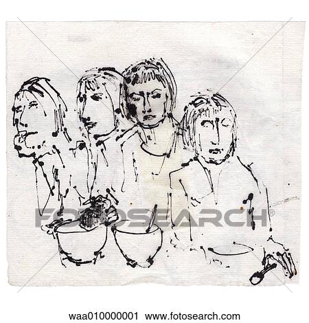 coffee, coffee break, cups, drawing, illustration, break, relaxation View Large Illustration Clip Art - coffee, coffee break, cups, drawing, illustration, break, relaxation. Fotosearch