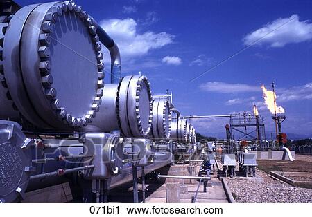 Compression Pipes at an Oil Refinery Colombia View Large Photo Image Stock Image - Compression Pipes at an Oil Refinery Colombia. Fotosearch