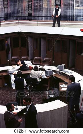 Stock Image - Interior View of the Bogota Stock Exchange Columbia. Fotosearch