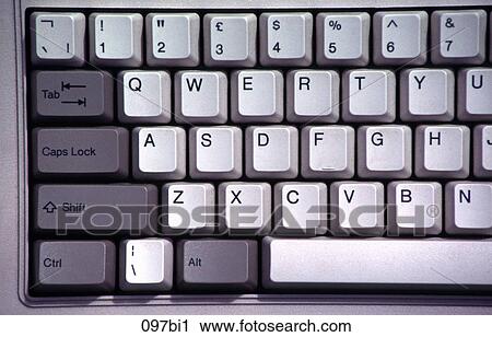Qwerty Section of a Keyboard View Large Photo Image Stock Image - Qwerty Section of a Keyboard. Fotosearch