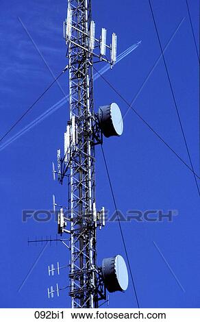 Telecommunication Pylon View Large Photo Image Stock Image - Telecommunication Pylon. Fotosearch