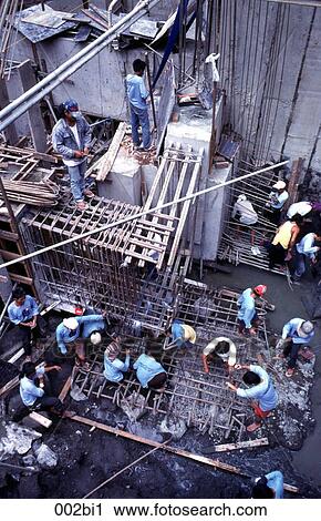 Workers Working on a Building`s Foundations Manila The Philippines View Large Photo Image Stock Image - Workers Working on a Building`s Foundations Manila The Philippines. Fotosearch