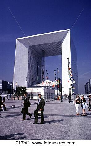 Businessmen at the Arch La Defense Paris France View Large Photo Image Stock Image - Businessmen at the Arch La Defense Paris France. Fotosearch
