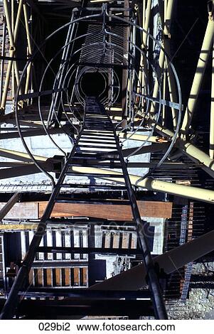 Graphic View inside a Crane Ladder View Large Photo Image Stock Image - Graphic View inside a Crane Ladder. Fotosearch