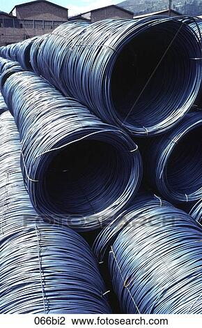 Graphic View of Coils of Steel Wire South America View Large Photo Image Stock Image - Graphic View of Coils of Steel Wire South America. Fotosearch