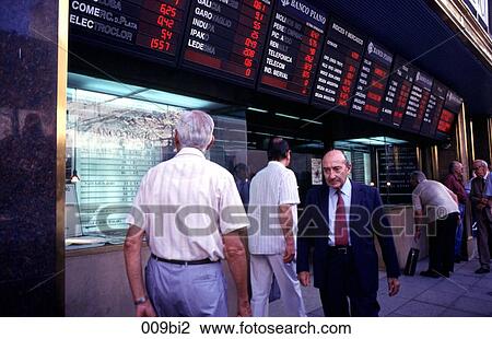 Pedestrians at Stock Market Display Buenos Aires Argentina View Large Photo Image Stock Image - Pedestrians at Stock Market Display Buenos Aires Argentina. Fotosearch