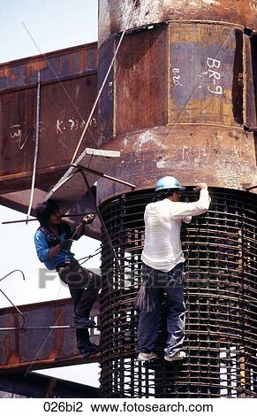 Workers on Steelwork View Large Photo Image Stock Image - Workers on Steelwork. Fotosearch