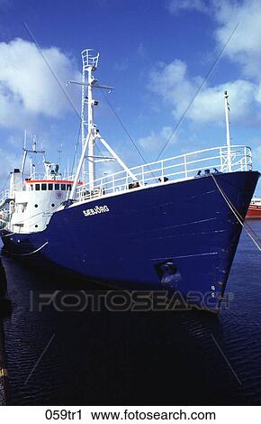 Blue Ship at Reykjavik Harbour Iceland View Large Photo Image Stock Image - Blue Ship at Reykjavik Harbour Iceland. Fotosearch