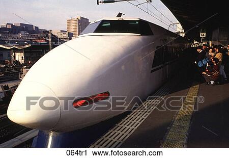 Bullet Train in Hikari Train Station View Large Photo Image Stock Image - Bullet Train in Hikari Train Station. Fotosearch