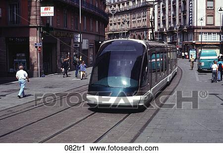 Futuristic Tram Strasbourg France View Large Photo Image Stock Image - Futuristic Tram Strasbourg France. Fotosearch