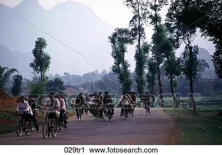 Group of Farmers on Bicycles China View Large Photo Image Stock Image - Group of Farmers on Bicycles China. Fotosearch