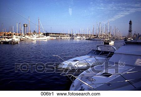 Yachts in the Harbour Barcelona Spain View Large Photo Image Stock Image - Yachts in the Harbour Barcelona Spain. Fotosearch