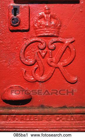 Detail of Post Box Britain View Large Photo Image Stock Image - Detail of Post Box Britain. Fotosearch