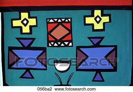 African Graphic Mural View Large Photo Image Stock Image - African Graphic Mural. Fotosearch