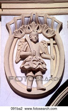 Stone Emblem of Figure Mexico View Large Photo Image Stock Image - Stone Emblem of Figure Mexico. Fotosearch