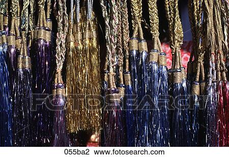 Stock Image - Wedding Tassels India. Fotosearch